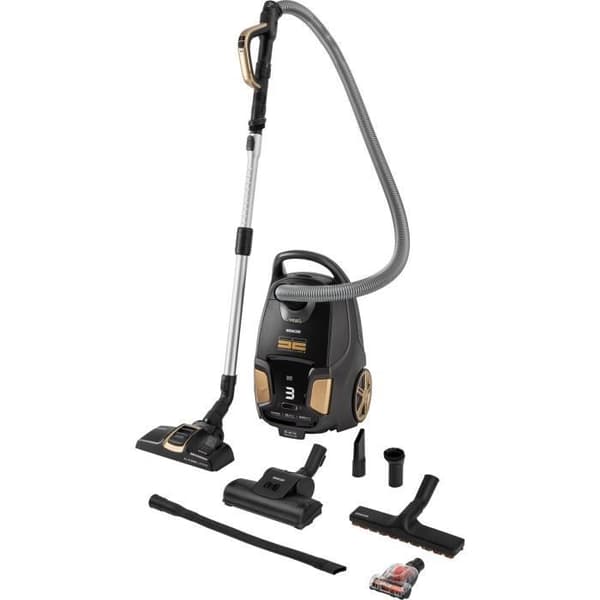 Säckdammsugare - SENCOR - SVC 9300BK - 600 W - 59 dB - Svart Svart, Guld