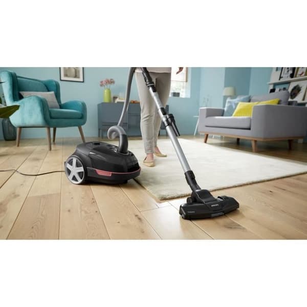 Dunkdammsugare med påse - PHILIPS - XD5123/10 - 900 W - 4 L - Svart