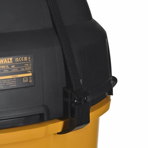 DeWALT DWV901L dammsugare Svart, Gul 30 L 1400 W