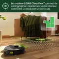 Miniatyrbild 5 av 6: iRobot Roomba 105 Combo+AutoEmpty Dock - 2-i-1 Robotdammsugare och Golvmopp - Sugkraft på 7KPa - LiDAR-navigering