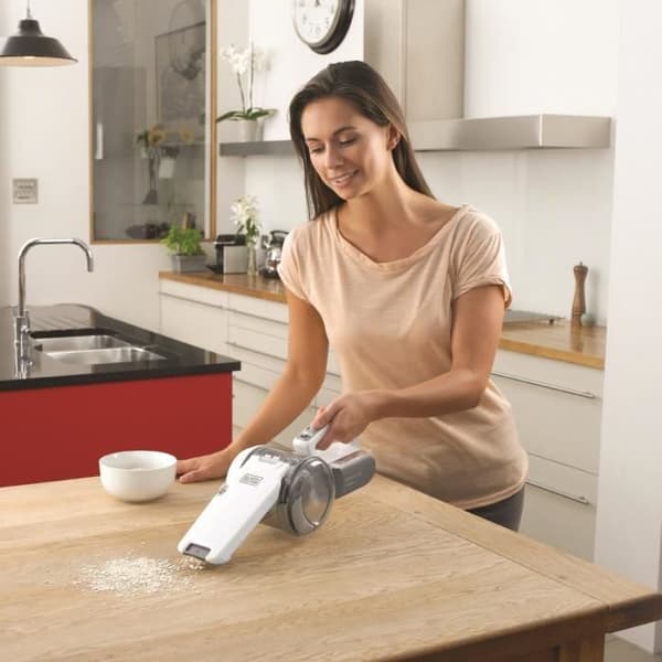 BLACK+DECKER PV1820L-QW 18V ledningsfri håndstøvsuger - 35AW - selvrensende filter - 440 ml