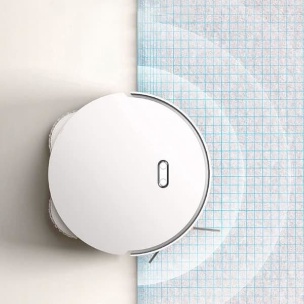 Tilsluttet robotstøvsuger med tømningsbase - EZICLEAN All In One Z15 Pro - 10.000 Pa - 1,5 L - Hvid