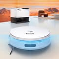 Miniatyrbillede 4 af 6: Tilsluttet robotstøvsuger med tømningsbase - EZICLEAN All In One Z15 Pro - 10.000 Pa - 1,5 L - Hvid