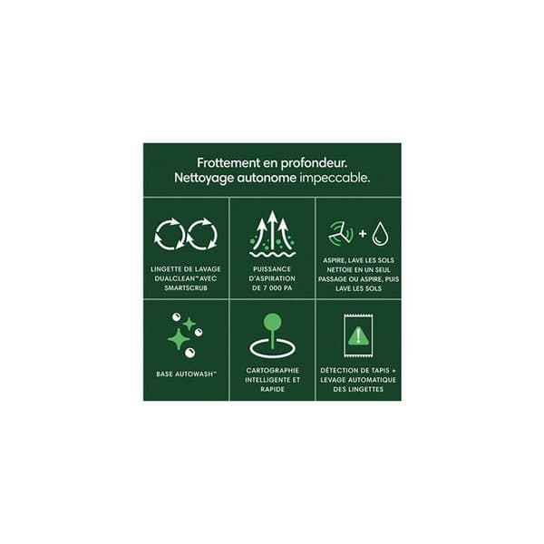 Robotstøvsuger - iRobot Roomba Plus 405 - Sort - IoT-kompatibel - Programmerbar rengøring