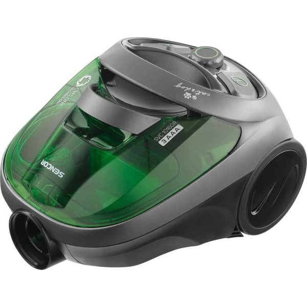 Påslös burkdammsugare - SENCOR - SVC 1016GR - 800 W - 80 dB - 1,5 L - Svart / Grön
