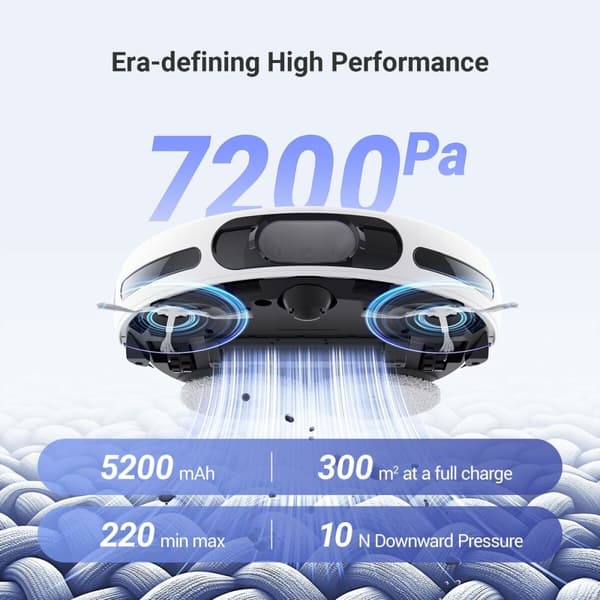 Robotdammsugare Ezviz 5200 mAh