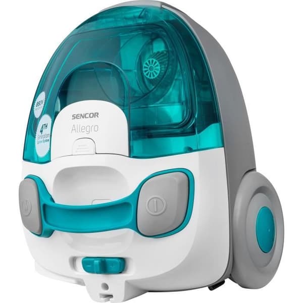 Påslös burkdammsugare - SENCOR - SVC-511TQ - 890 W - 76 dB - 1,5 L - Turkos