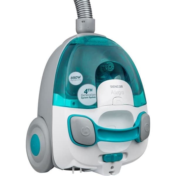 Påslös burkdammsugare - SENCOR - SVC-511TQ - 890 W - 76 dB - 1,5 L - Turkos