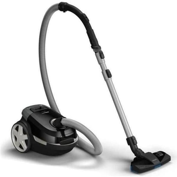 PHILIPS XD3112/09 Kanisterdammsugare med påse Serie 3000 - 900W - 79 dB - Anti-allergen filter Svart