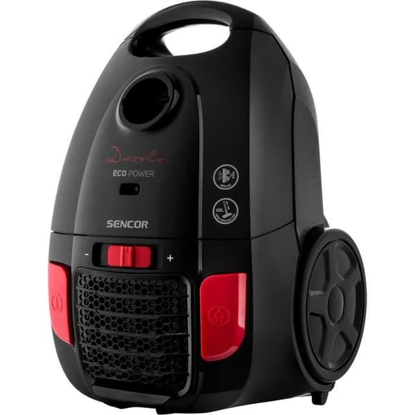Kapseldammsugare med påse - SENCOR - SVC 6001BK - EUE3 - 700 W - 78 dB - 3 L - Svart
