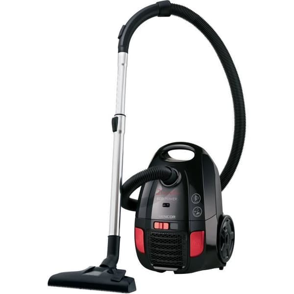 Kapseldammsugare med påse - SENCOR - SVC 6001BK - EUE3 - 700 W - 78 dB - 3 L - Svart