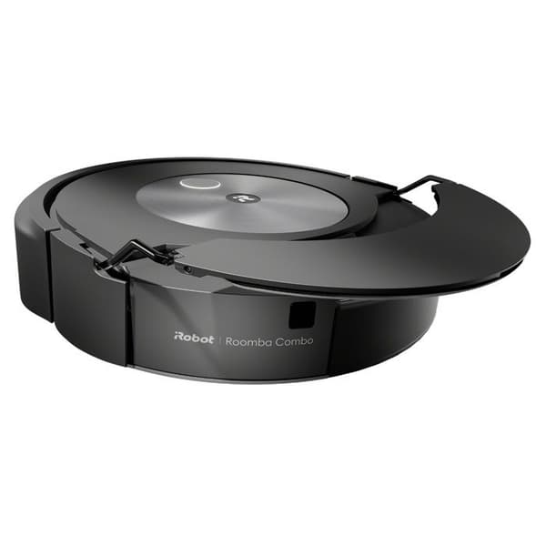 Robotdammsugare - IROBOT - Roomba Combo J7 - Suger och tvättar - Obegränsad driftstid - Kapacitet 0,4L