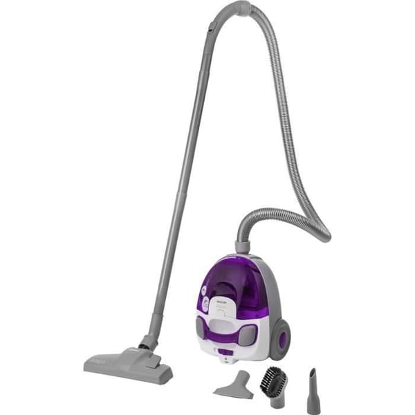 Påslös burkdammsugare - SENCOR - SVC-512VT - 890 W - 76 dB - 1,5 L - Lila