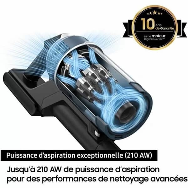 Stavstøvsuger Samsung 550 W 200 W