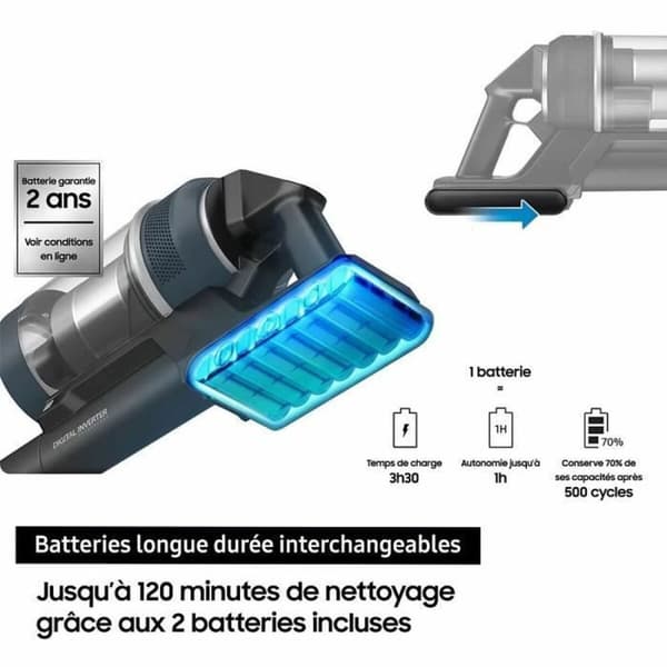 Stavstøvsuger Samsung 550 W 200 W