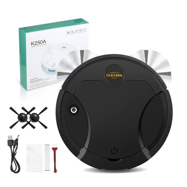 Trådlös Sopa-Robotdammsugare, 5 i 1 Funktionalitet, Lång Batteritid, Mångsidig Användning,svart