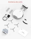 Miniatyrbild 2 av 2: Lefant N1 Robotdammsugare, 4500Pa Sugkraft, 560ml Dammpåse,N1-Vit, EU