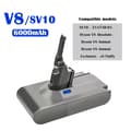 Miniatyrbild 2 av 2: Batteribyte, 4000mAh / 6000mAh kapacitet, kompatibel med V8-modeller,V8 6000mAh