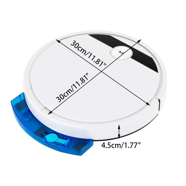 Robotdammsugare, 1800Pa sugkraft, 90 minuters driftstid,VIT