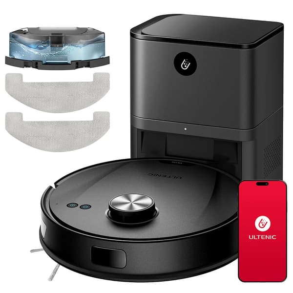 Robotstøvsuger, 4500Pa sugeevne, 180 minutters driftstid,Ultenic T10 Lite