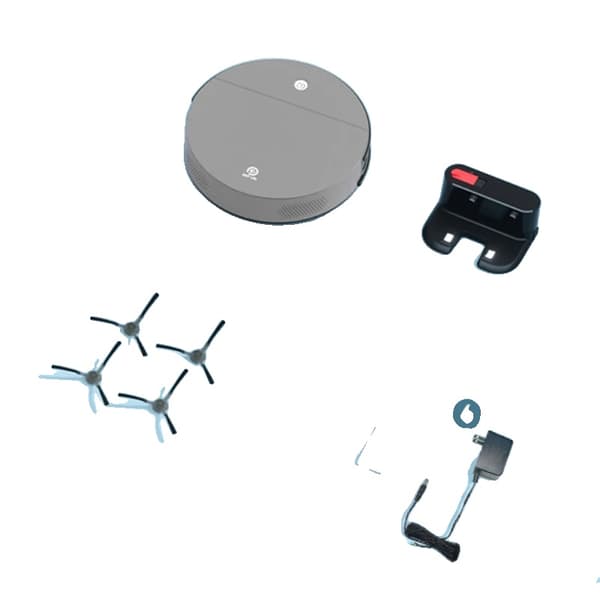 Robotdammsugare, 3600Pa sugkraft, 150 minuters driftstid, automatisk rengöring,EU, OKP K4-EU