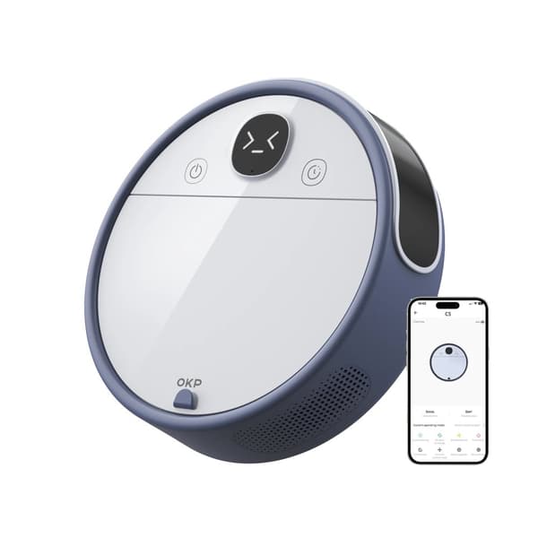 Robotdammsugare, 6800Pa kraftfull sugförmåga, Wi-Fi/App/Alexa-kontroll, automatisk självladdning,OKP C5-EU, EU