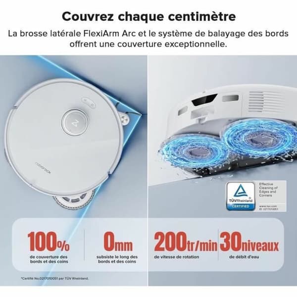 Robotdammsugare Roborock QREVO CURV 6400 mAh