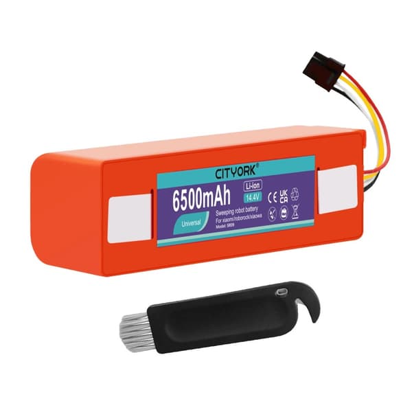 Imuriakun akku, 6500 mAh kapasiteetti, yhteensopiva Xiaomin robotti Roborockin kanssa., 1 kpl akku