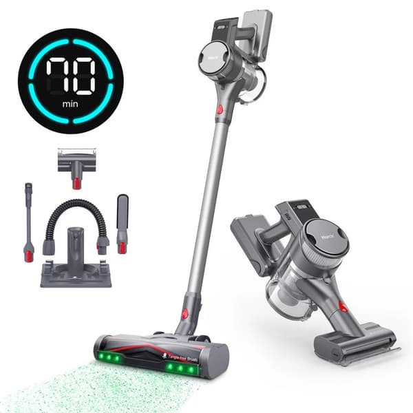 Maircle S3 Pro Sladdlös Dammsugare, 35Kpa Sugkraft, 70 Minuters Drifttid,Maircle S3 Pro