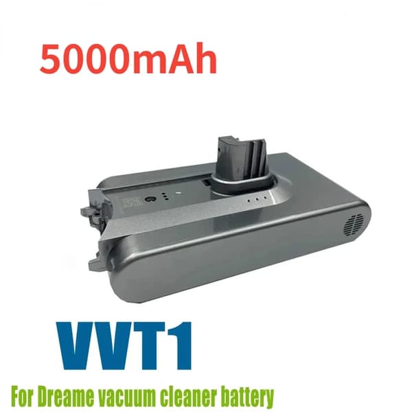 Ersättningsbatteri, kompatibelt med Dreame V11 V11SE V12, 18650 batteripaket, Dreame VVT1-5000mAh