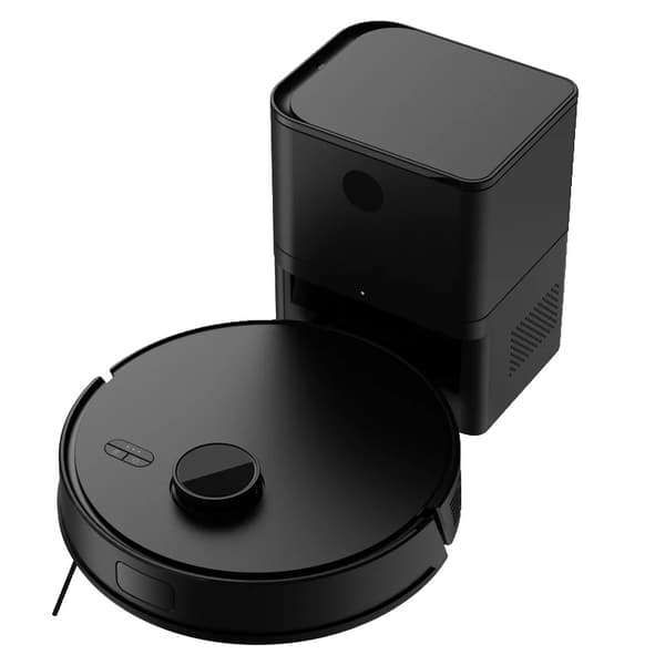 Liectroux Robotstøvsuger, LIDAR-navigation, 6500Pa sugeeffekt,Sort