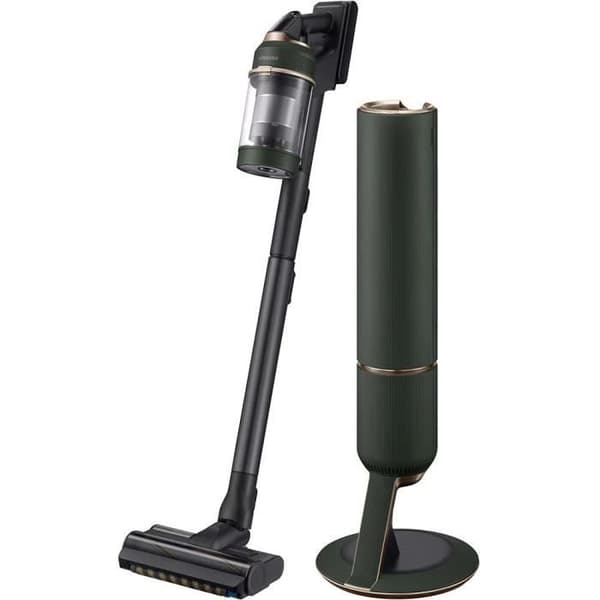 Aspirator Golv med Clean Station Samsung Bespoke Jet Plus VS20B95B43N - Effekt 210 AW - 2 Batterier Svart, Silver