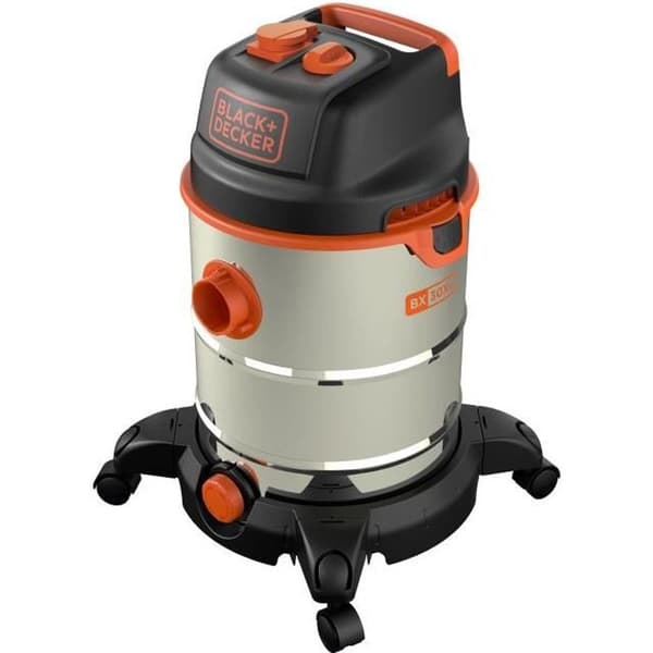 BLACK &amp; DECKER våt- och torrdammsugare - BXVC30XTDE - Tank i rostfritt stål - 30L