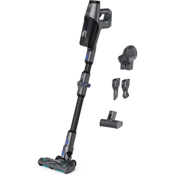Dammsugare - Rowenta - X-Pert 3.60 Flex - 3 i 1 - LED-sugmunstycke - Flexibel slang Grå, Blå