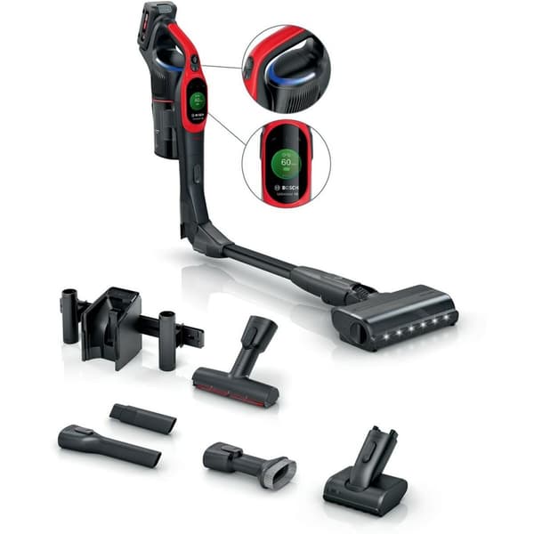 Varsipölynimuri BOSCH BCS1041PET 23,5 W musta, Punainen