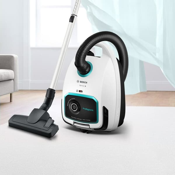 Støvsuger til pose BOSCH BGL6HYG1 Hvid Sort 600 W