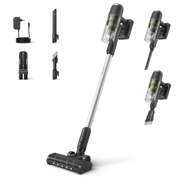 Stavstøvsuger Philips XC3033/01 Sort, Grøn
