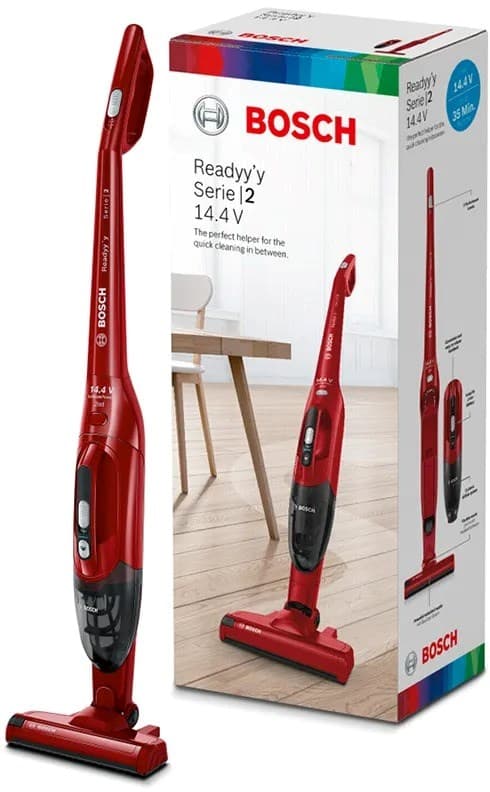 Bosch Serie 2 BBHF214R 2-in-1 Langaton Pölynimuri Punainen