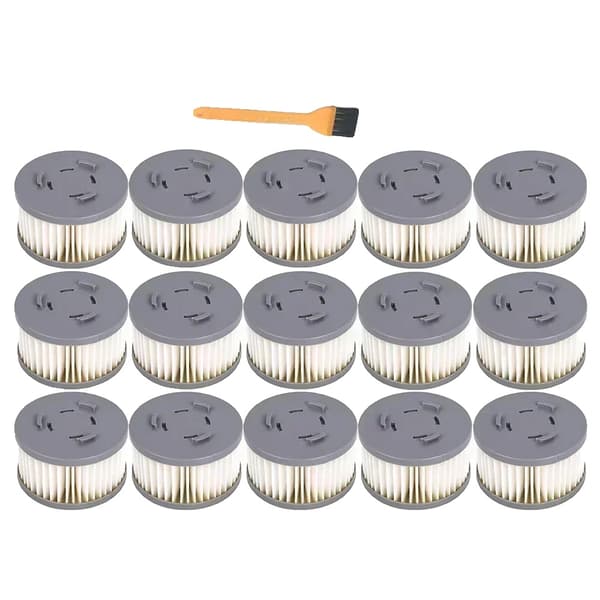 HEPA-suodatin, muovimateriaali, mitat 90x51mm, yhteensopiva useiden mallien kanssa,15 kpl