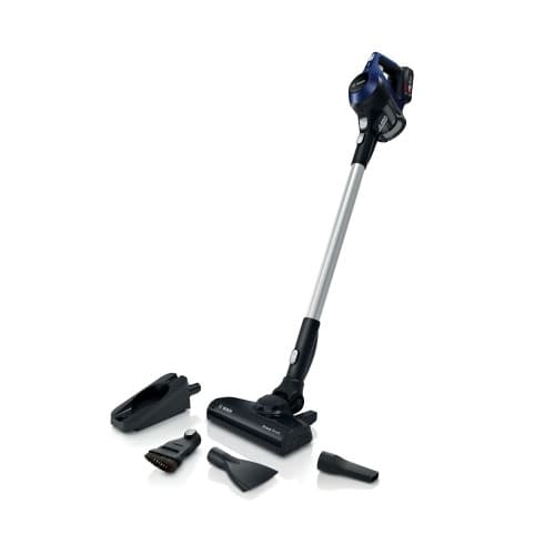 Bosch Serie 6 BBS611MAT upprättstående dammsugare och elektrisk sopborste Utan påse 0,3 l Blå