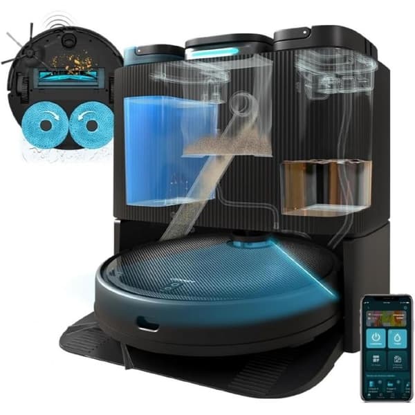 Cecotec Robotdammsugare Conga 11090 Spin Revolution Home&amp;Wash