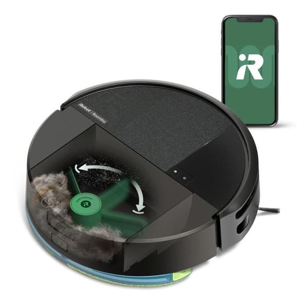 iRobot Roomba 205 DustCompactor svart robotdammsugare musta
