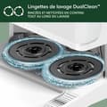 Pikkukuva 3 / 6: iRobot Roomba Plus 405 Combo Robot + AutoWash - Multifunktionsbas - Tvätta och torka våtservetter - LiDAR Clearview