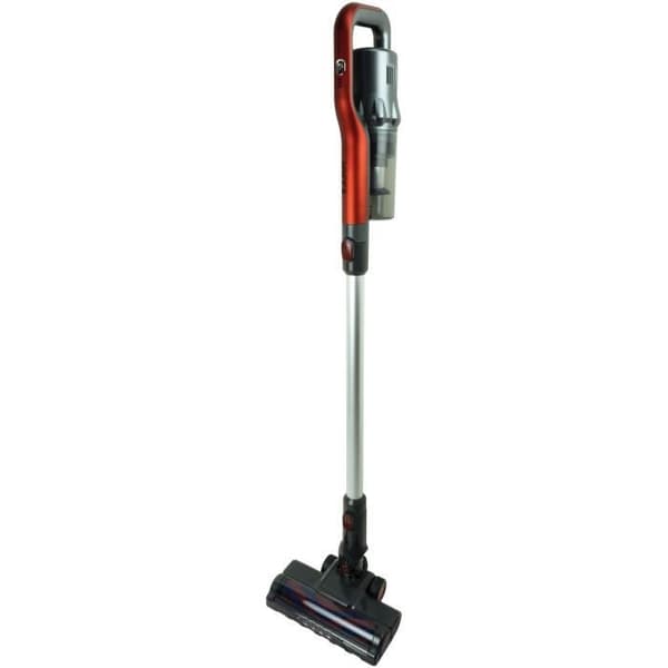 Sladdlös stavdammsugare - JOCCA - 150 W - 0,6 L - Grå / Röd Svart, Röd, Silver
