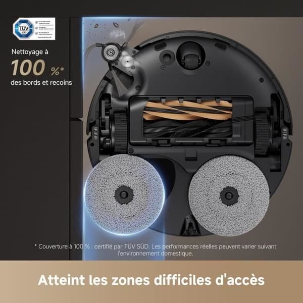 DREAME X50 Ultra Complete Robotdammsugare med dockningsstation - AI Hinderundvikande och 360° Navigering - 20 000 Pa Effekt