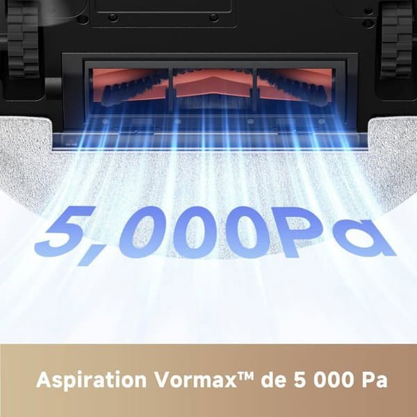 MOVA E20 Plus - Robotdammsugare med automatisk tömning, självtömning i 90 dagar, 5000Pa