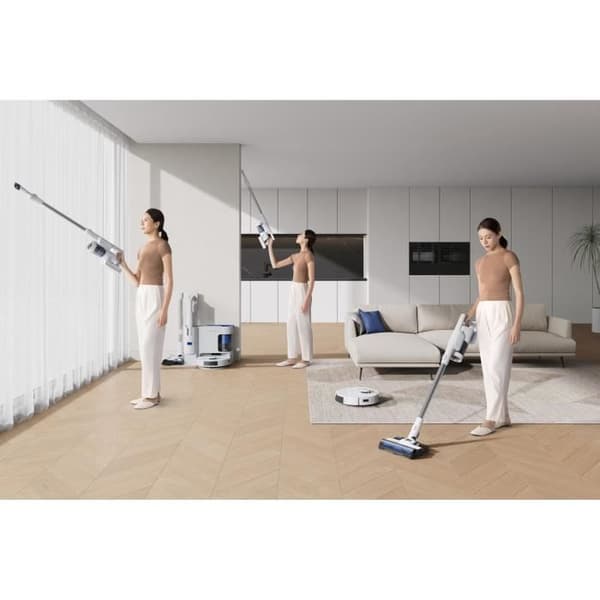 ECOVACS DEEBOT N20 COMBO - Robotdammsugare + Kvast med Station - Dubbel automatisk tömning - Effekt 10 kPa