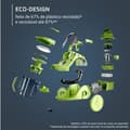 Miniatyrbild 5 av 6: Aspirator Utan Påse Rowenta RO7C89EA Green Force Cyclonic Svart