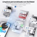 Pikkukuva 7 / 10: Proscenic Q8 robottipölynimuri, imuteho 4200 Pa, LiDAR-navigointi, 200 minuutin käyttöaika, automaattinen lataus, APP-ohjaus, musta