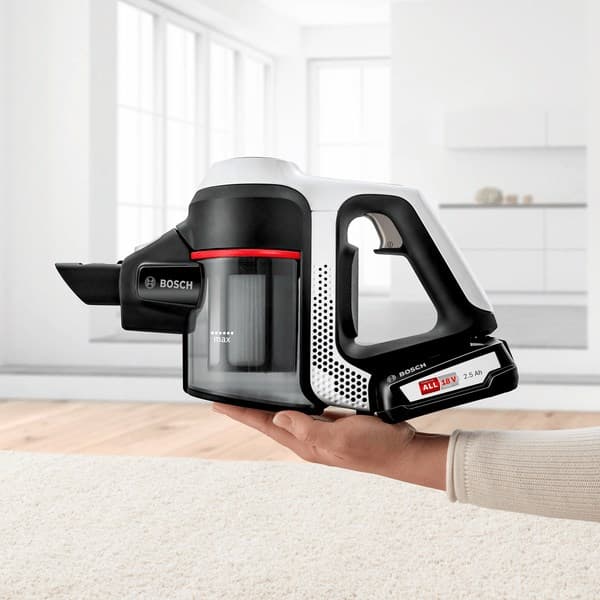 Bosch Serie 6 BCS61113 stavstøvsuger/elektrisk kost 2-i-1 stavstøvsuger Batteri Dry Poseløs Hvid